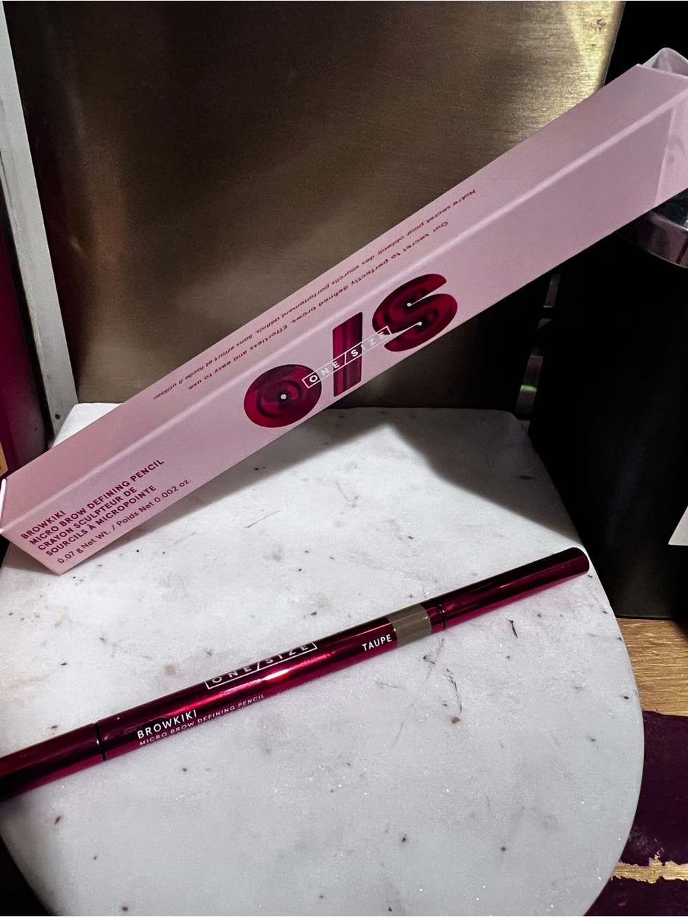 One Size Browkiki Micro Defining Pencil in Taupe